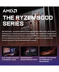 Hp Omen Max 45L Gaming Tower Desktop, Amd Ryzen 9 9900X3D, Rtx 5090, 32GB DDR5, 2TB Ssd, Wi-Fi 7, Shadow Black Glass, Win11 Home, Black