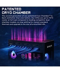 Hp Omen Max 45L Gaming Tower Desktop, Amd Ryzen 9 9900X3D, Rtx 5090, 32GB DDR5, 4TB Ssd, Wi-Fi 7, Shadow Black Glass, Win11 Home, Black