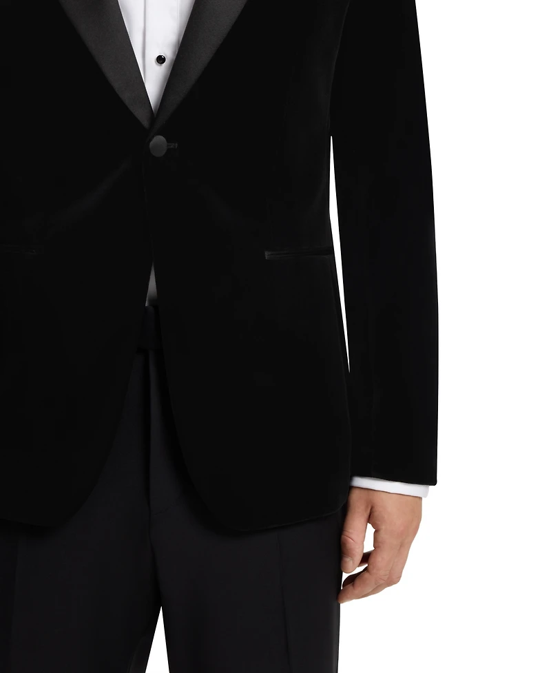 Boss by Hugo Men's Cotton Velvet Slim-Fit Tuxedo Jacket