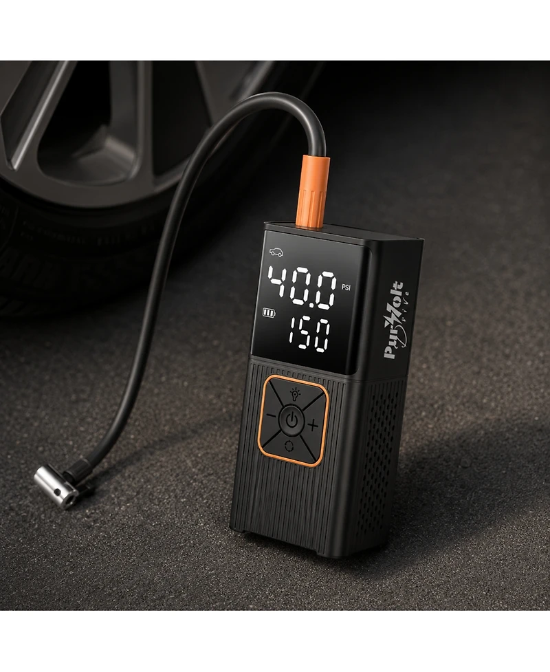 Pursonic 3-in-1 Cordless Tire Inflator- Inflator, Power Bank and Led Light