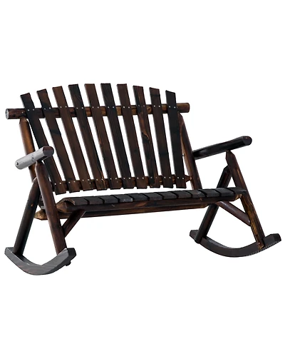 Slickblue Outdoor Patio Rocking Chairs with Comfortable Seating