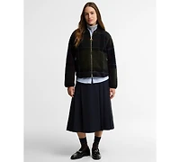 Barbour Women's Kirklees Tartan Jacquard Half-Zip Fleece