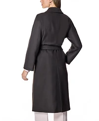 Julia & Stella By Maximilian Women's Belted Wrap Wool-Cashmere Blend Coat