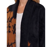 Liverpool Los Angeles Women's Oversized Shawl-Collar Cardigan