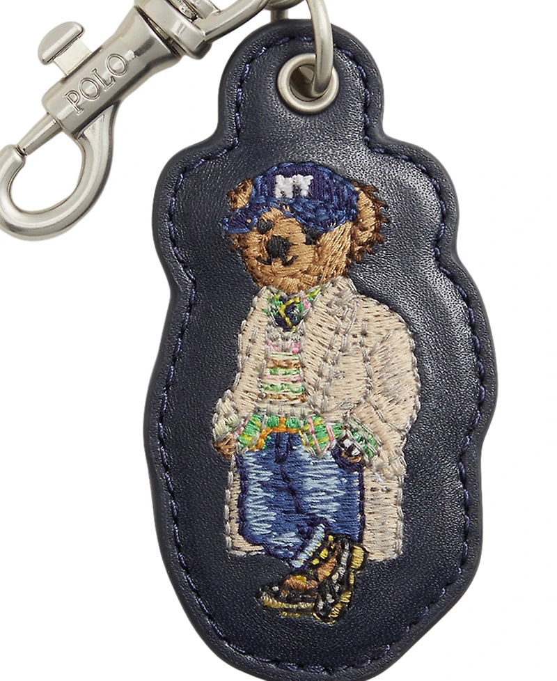 Polo Ralph Lauren Men's Polo Bear Leather Key Fob