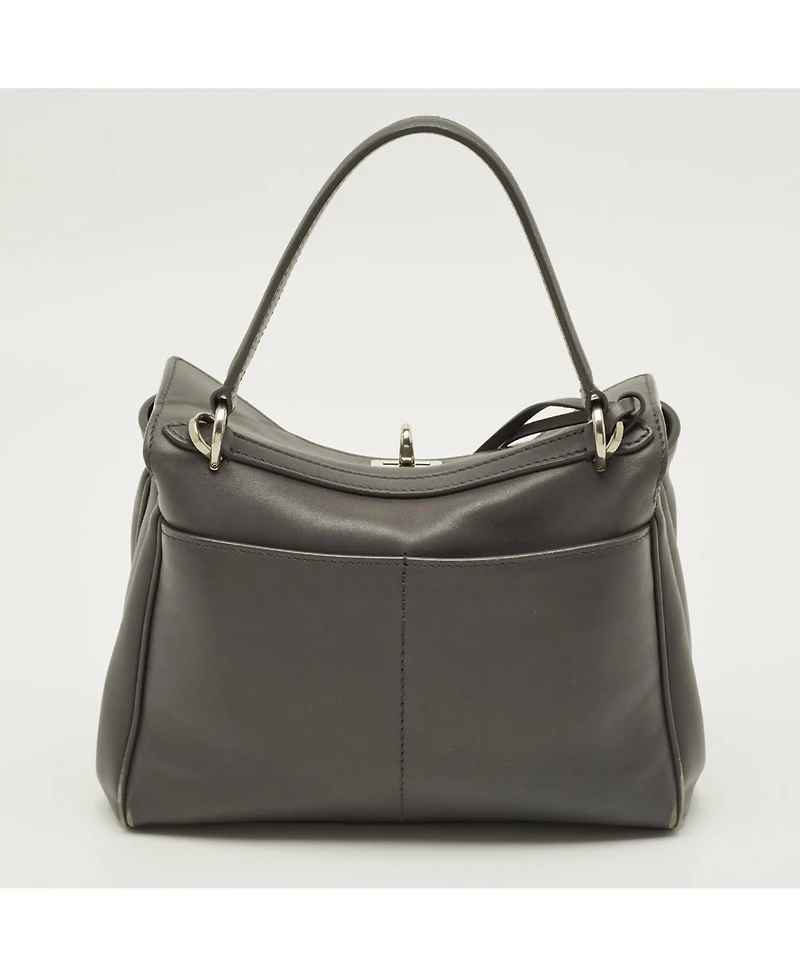 Pre-Owned Balenciaga Rodeo Mini Leather Top Handle Satchel Bag