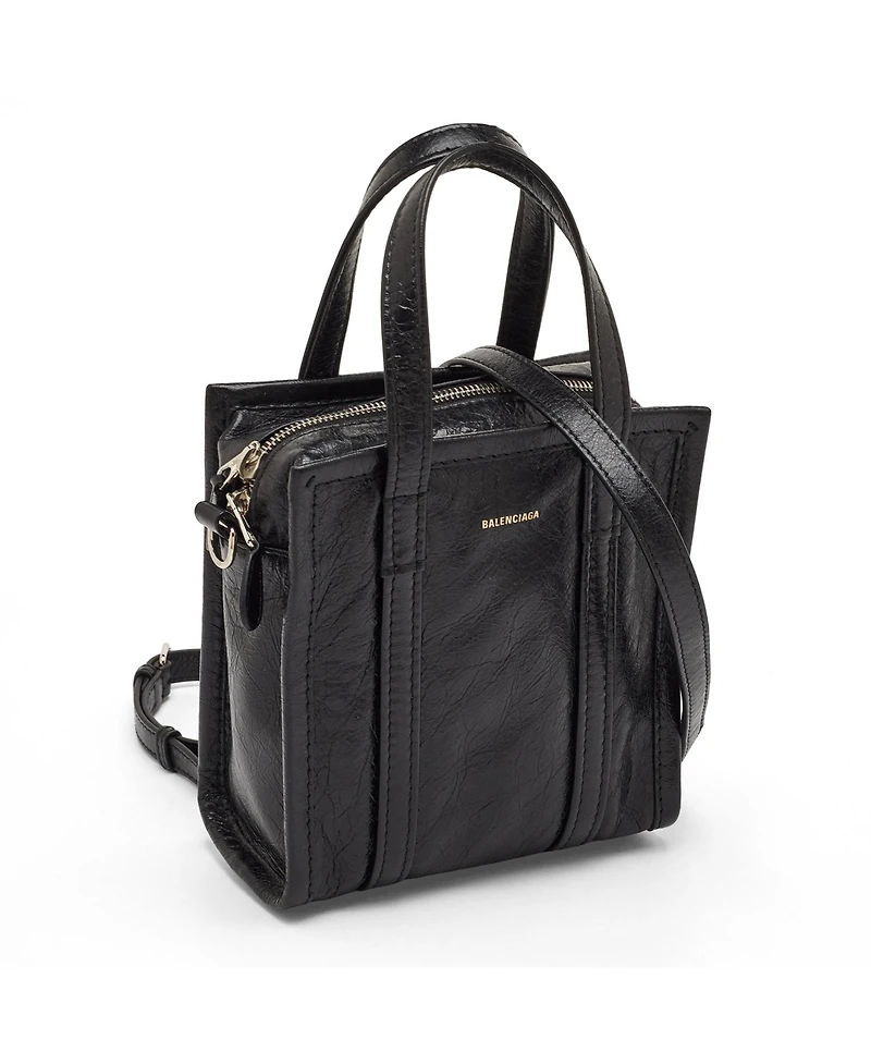 Pre-Owned Balenciaga Women's Bazar Xs Arena Leather Shopper Tote