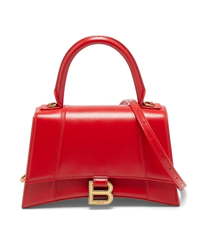 Pre-Owned Balenciaga Women's Hourglass Small Leather Top Handle Bag