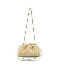 Pre-Owned Bottega Veneta The Pouch Mini Intrecciato Leather Bag