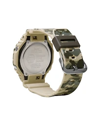 G-Shock Men's Analog Digital Tan Camo Resin Watch 45.4mm