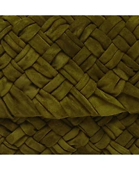 Pre-Owned Bottega Veneta Kalimero Citta Medium Intreccio Suede Shoulder Bag