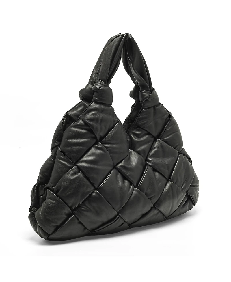 Pre-Owned Bottega Women's Veneta Leather Shoulder Bag