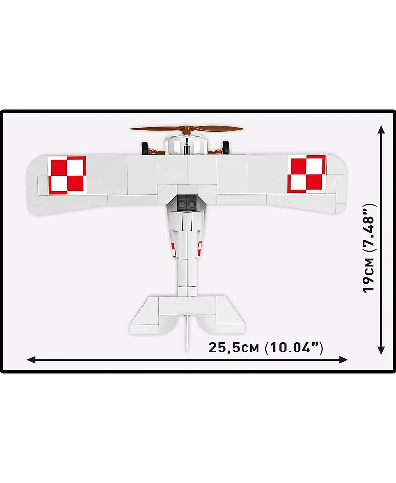 Cobi Historical Collection Great War Nieuport 17 C.1 274-Piece Building Set, Ages 9+