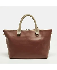 Pre-Owned Chloe Women's Baylee Medium Tricolor Leather Tote