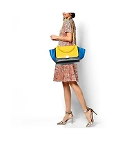 Pre-Owned Celine women's Small Phantom Luggage Tote in Royal Leather
