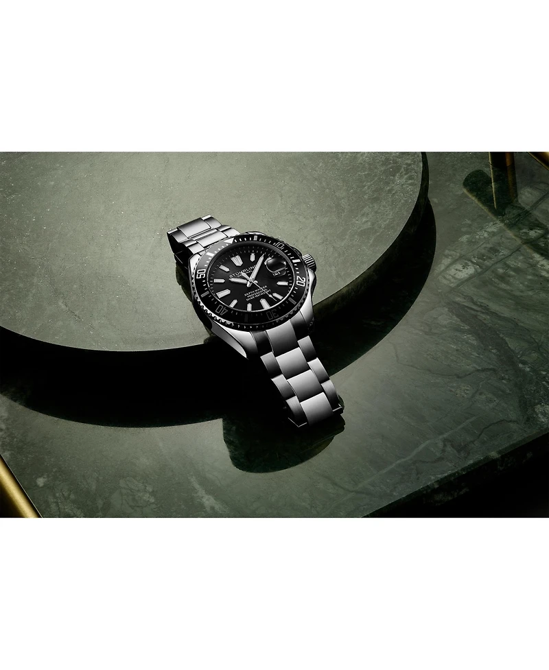 Stuhrling Depthmaster 3950A Quartz 42mm Diver Watch