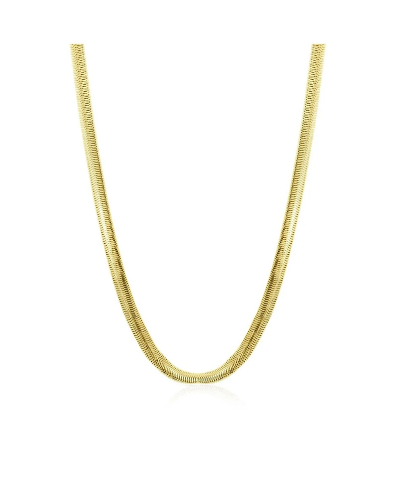 The Lovery Silk Snake Necklace 18K Gold Filled Over Brass