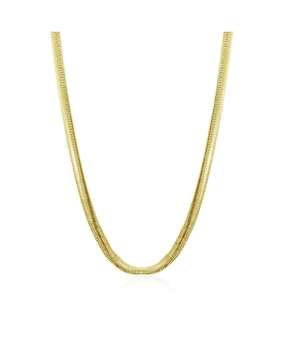 The Lovery Silk Snake Necklace 18K Gold Filled Over Brass