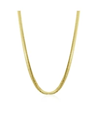 The Lovery Silk Snake Necklace 18K Gold Filled Over Brass