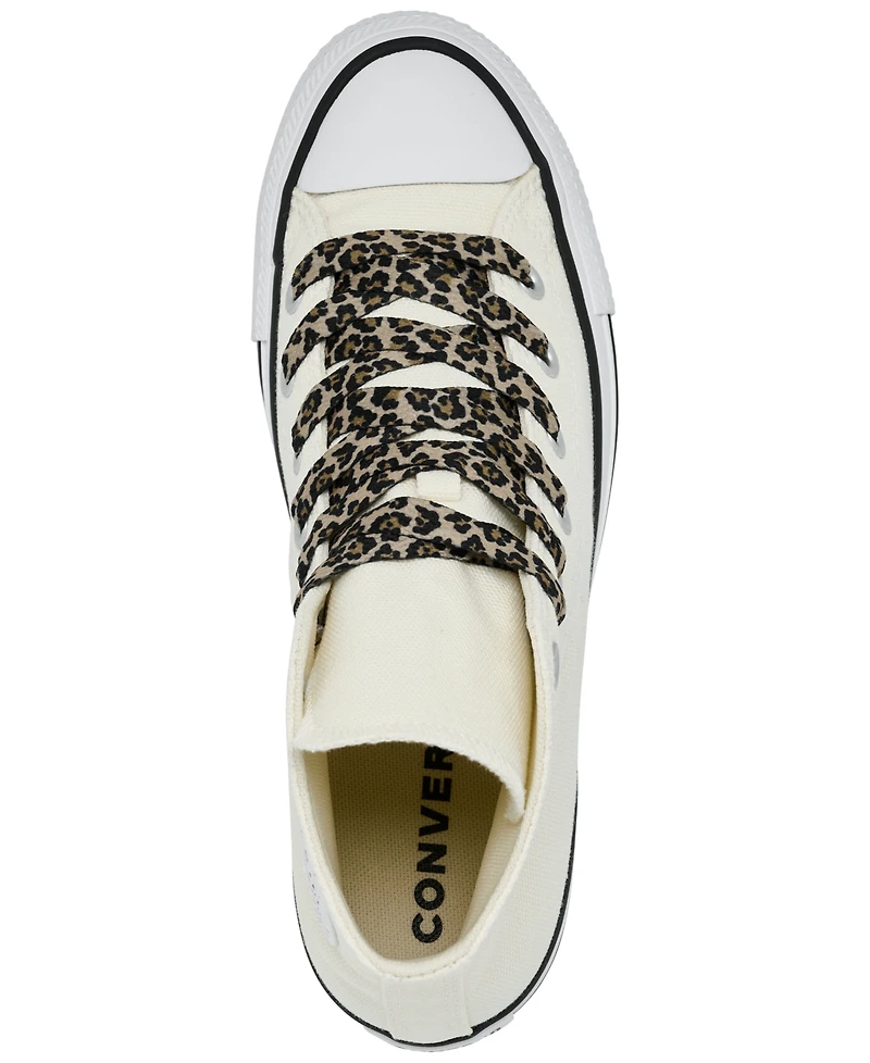 Converse Women's Chuck Taylor All Star Leopard Laces High Top Sneakers from Finish Line