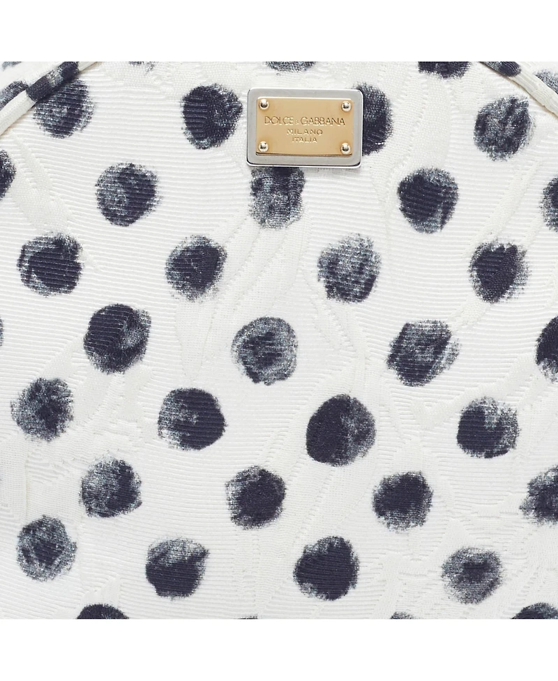 Pre-Owned Dolce & Gabbana Women's Polka Dot Round Crossbody Bag