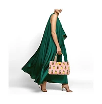 Pre-Owned Dolce & Gabbana Pineapple Print Canvas Tote Bag