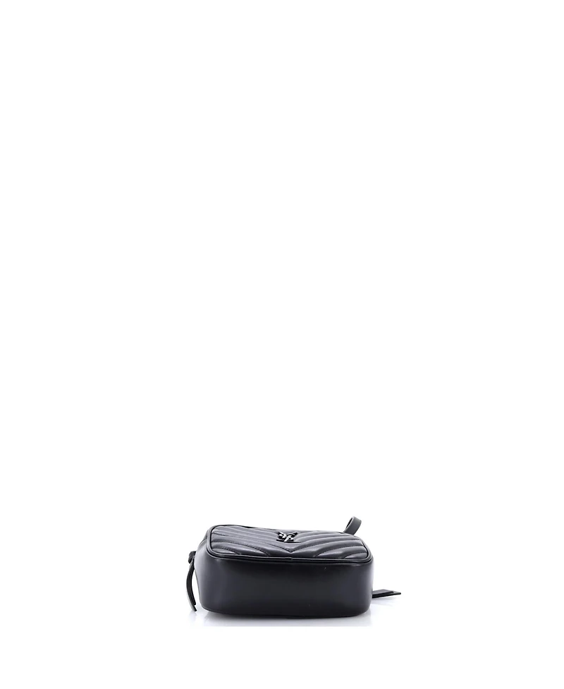 Pre-Owned Saint Laurent Lou Belt Bag Matelasse Chevron Leather