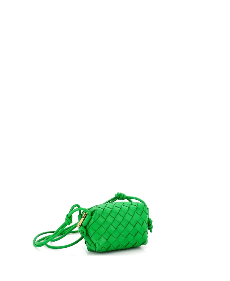 Pre-Owned Bottega Veneta Candy Loop Crossbody Bag Intrecciato Nappa