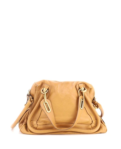 Pre-Owned Chloe Medium Paraty Handbag Quilted Leather