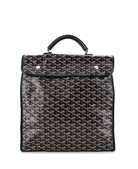 Pre-Owned Goyard Saint Leger Briefcase Backpack Coated Canvas