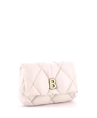 Pre-Owned Balenciaga Medium Touch Clutch Quilted Puffy Leather