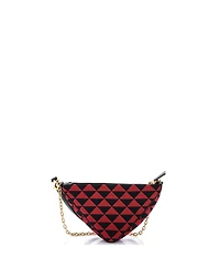 Pre-Owned Prada Mini Symbole Triangle Bag Leather and Jacquard