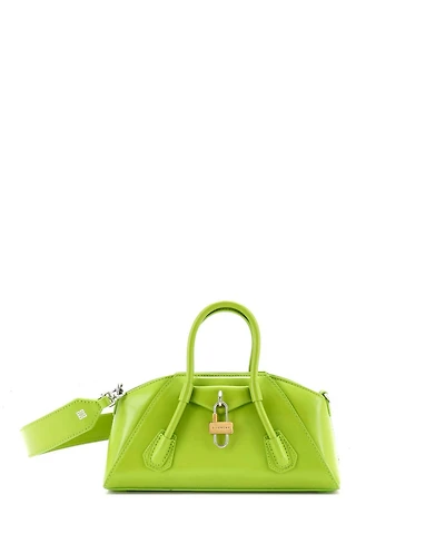 Pre-Owned Givenchy Mini Antigona Stretch Bag Leather