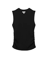 Reiss Women's Trudy Fine-Rib Ruched Vest Top