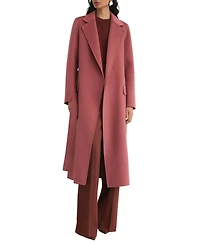 Reiss Women's Marlowe Wool-Blend Double-Breasted Blind-Seam Coat