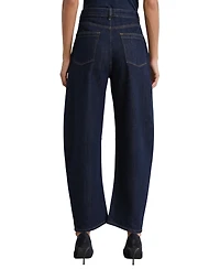 Reiss Women's Levitt Barrel-Leg Jeans