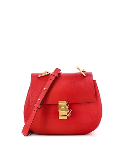 Pre-Owned Chloe Medium Drew Crossbody Bag Leather