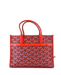 Pre-Owned Versace Medium Top Handle Tote La Greca Signature Coated Canvas