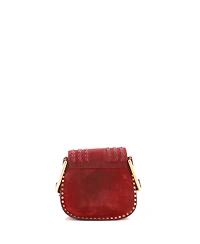 Pre-Owned Chloe Mini Hudson Handbag Whipstitch Suede