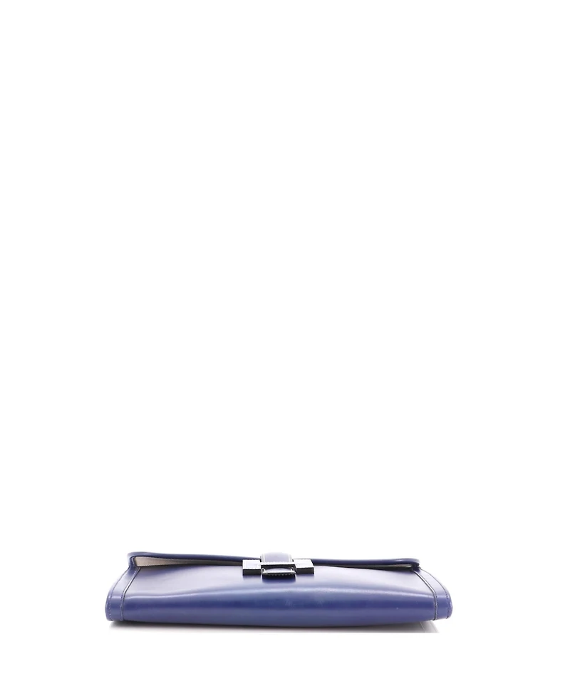 Pre-Owned Hermes Pm Jige Clutch Box Calf