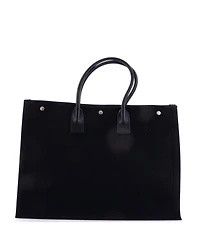 Pre-Owned Saint Laurent Large Rive Gauche Shopper Tote Canvas