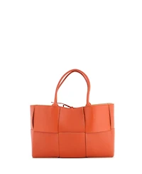 Pre-Owned Bottega Veneta Medium Arco Tote Maxi Intrecciato Leather