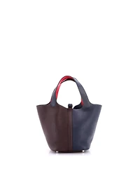 Pre-Owned Hermes Pm Casaque Picotin Lock Bag Clemence