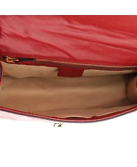 Pre-Owned Gucci Small Sylvie Shoulder Bag Printed Leather