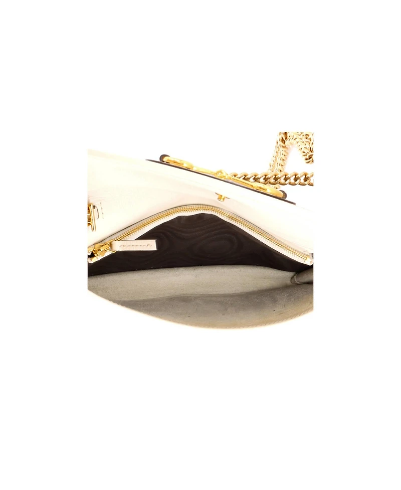Pre-Owned Gucci Horsebit 1955 Chain Wallet Gg Coated Canvas