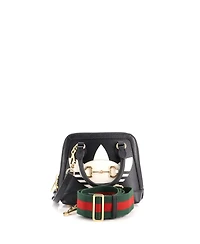 Pre-Owned Gucci Mini x Adidas Horsebit 1955 Top Handle Bag Leather with Applique