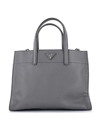Pre-Owned Prada Soft Triple Pocket Convertible Tote Saffiano Leather