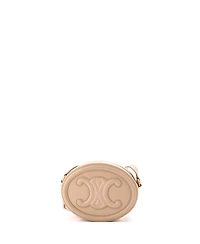 Pre-Owned Celine Triomphe Oval Crossbody Bag Leather