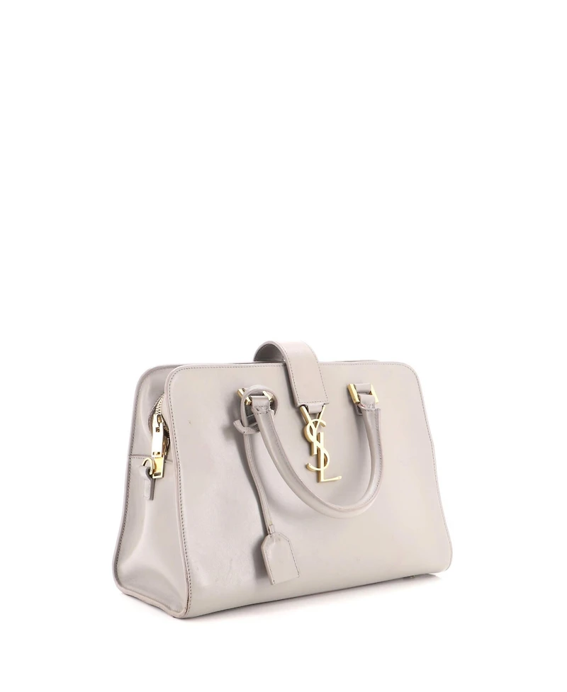 Pre-Owned Saint Laurent Baby Monogram Cabas Leather