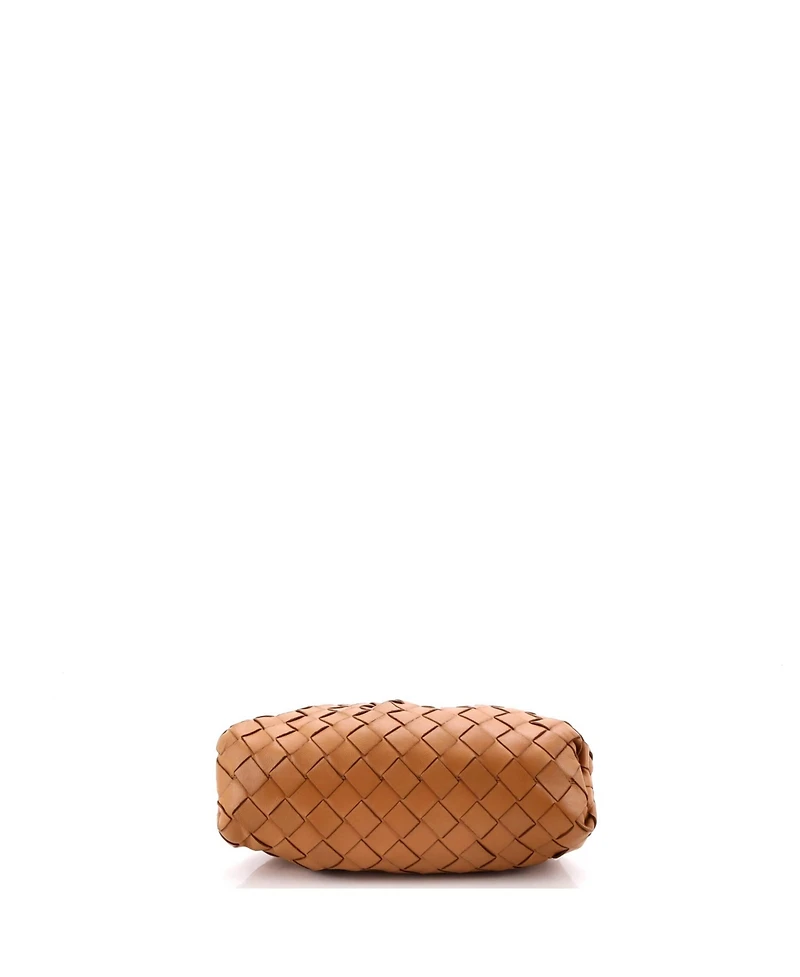 Pre-Owned Bottega Veneta Mini The Pouch Intrecciato Nappa
